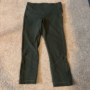 Lululemon Pace Rival Crop Full-On Luxtreme 22" Dark Olive